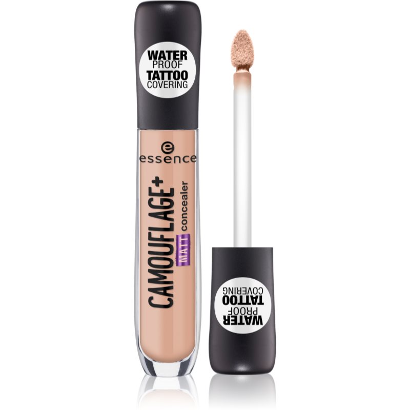 essence CAMOUFLAGE + MATT Concealer mit Matt-Effekt Farbton 40 Medium Fawn 5 ml