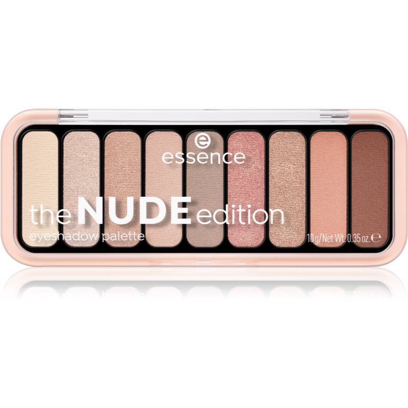 essence The Nude Edition paletă cu farduri de ochi culoare 10 Pretty in Nude 10 g