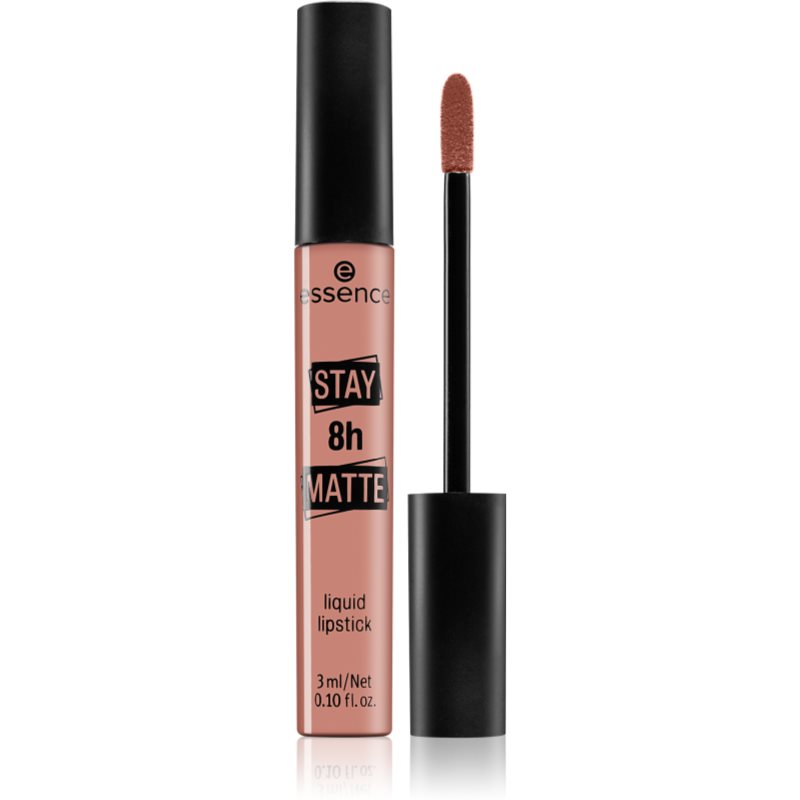 Essence Stay 8h Matte Ruj de buze lichid, de lunga durata culoare 01 Hello Sunrise! 3 ml