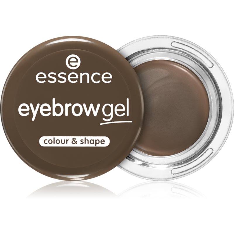 essence Colour & Shape gel pentru sprancene culoare 03 Brown 3 g