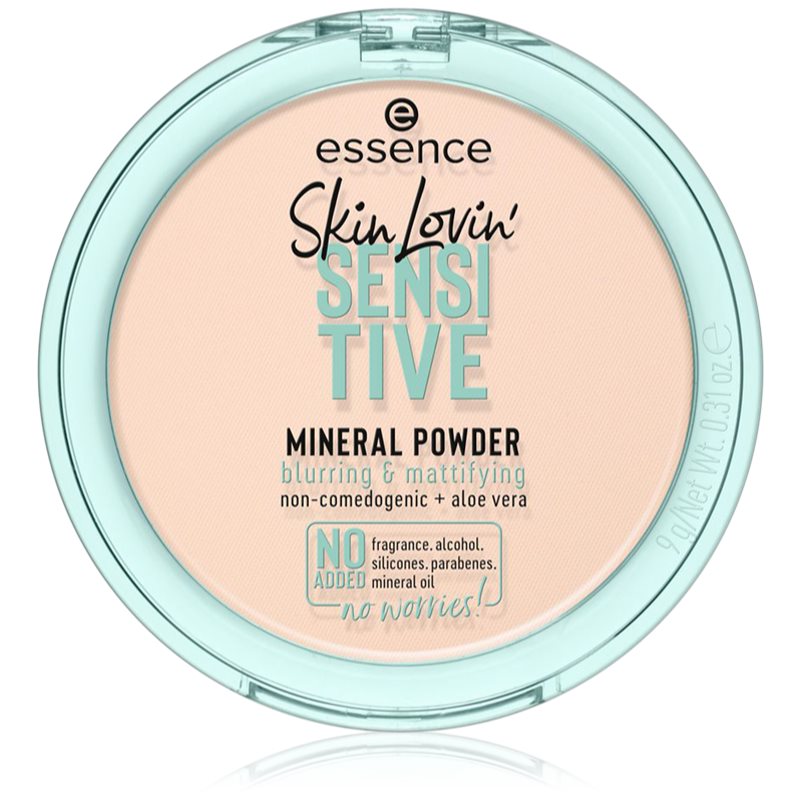 essence Skin Lovin\' Sensitive pudra cu minerale 9 g