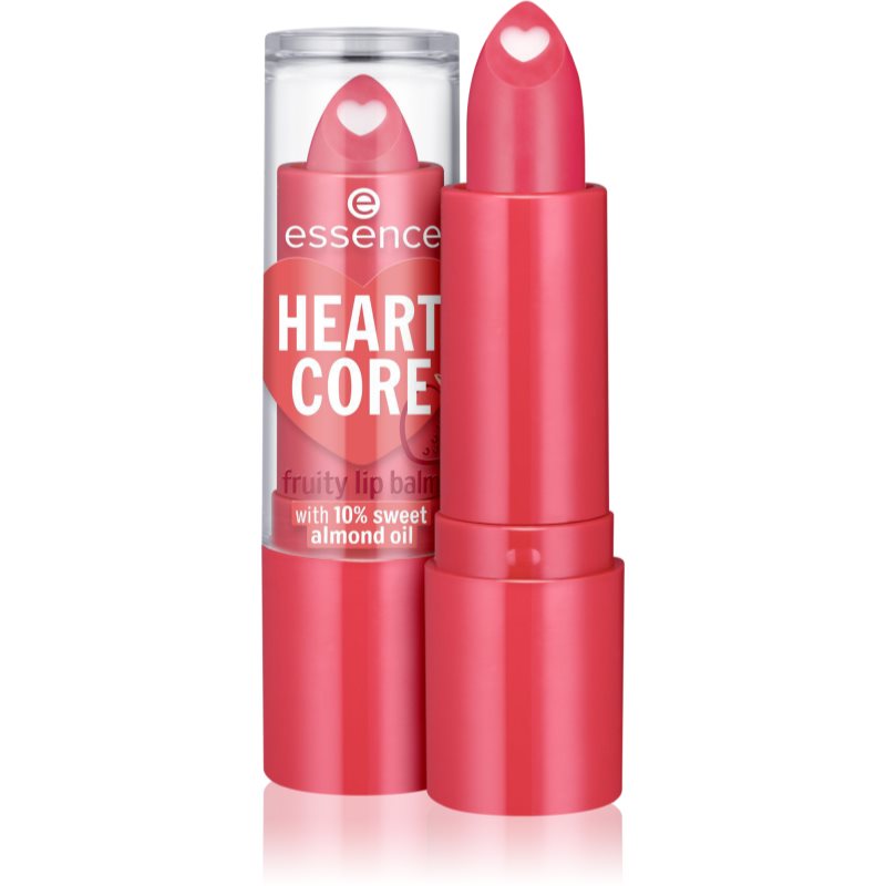 Essence HEART CORE balsam de buze culoare 02 Strawberry 3 g