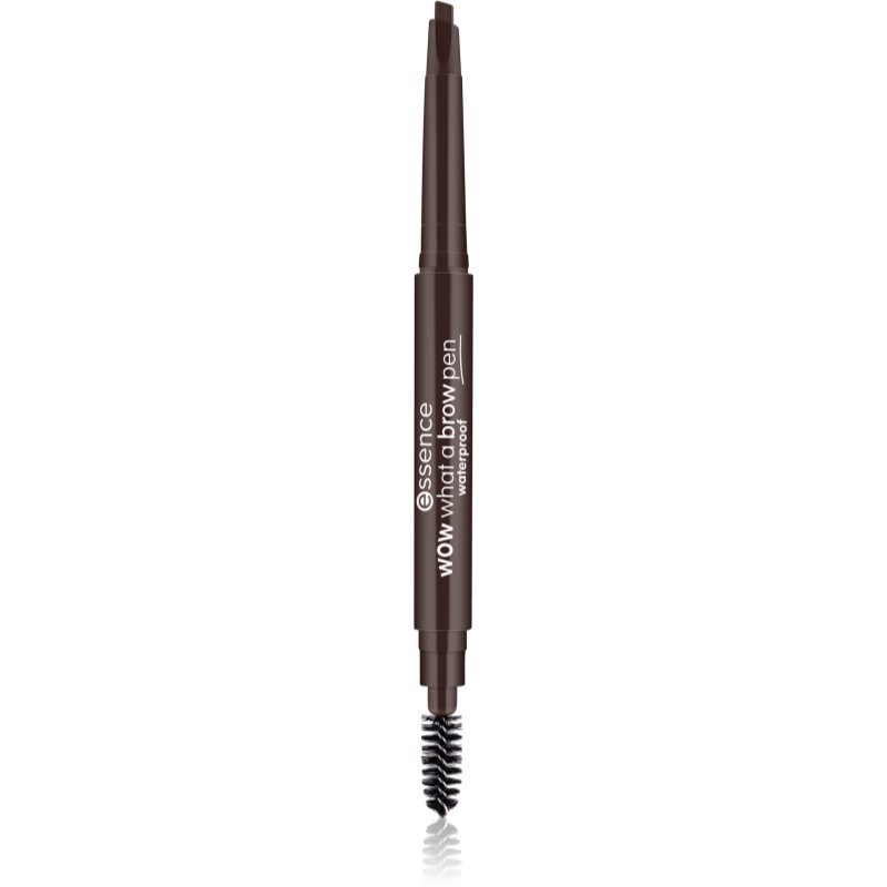 Essence WOW What a Brow creion pentru sprancene cu pensula culoare 04 Black-Brown 0,2 g