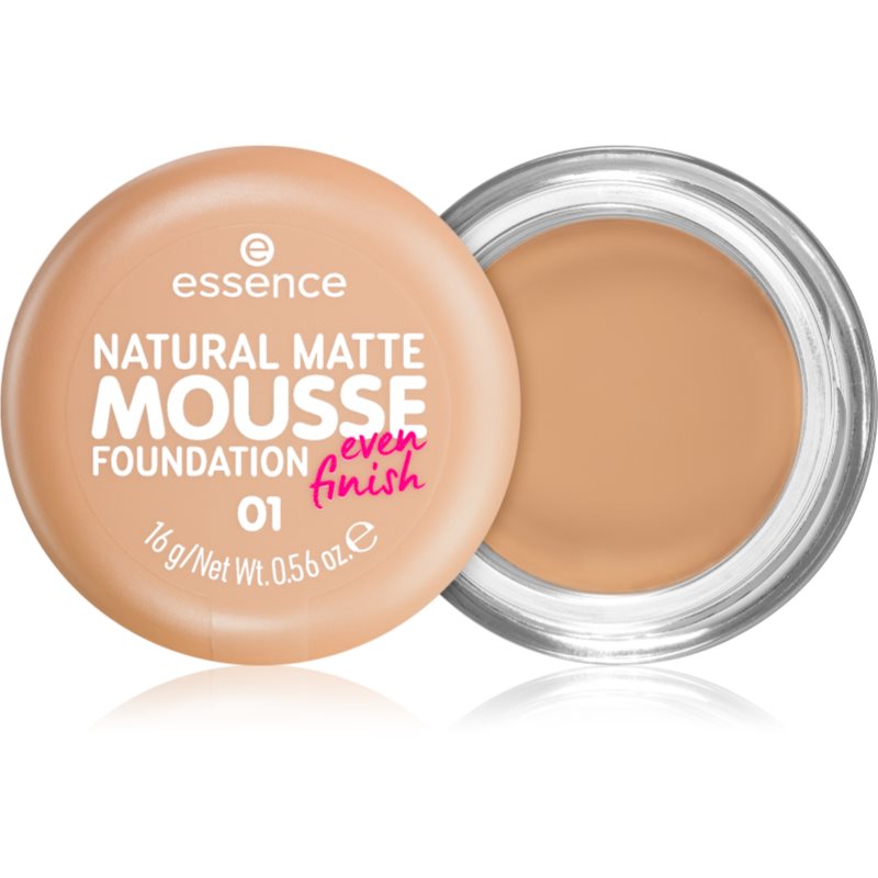 essence NATURAL MATTE MOUSSE fond de ten sub forma de spuma culoare 01 16 g