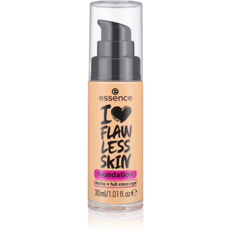 essence I LOVE FLAWLESS SKIN acoperire make-up cu efect matifiant culoare 50 - Medium Ivory 30 ml