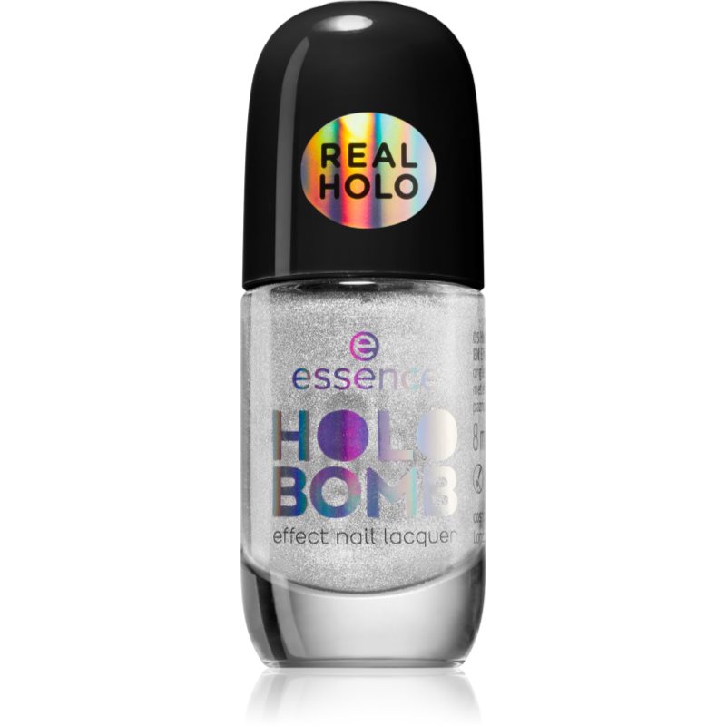 essence HOLO BOMB lac de unghii cu efect holografic culoare 01 - Ridin\' Holo 11 ml