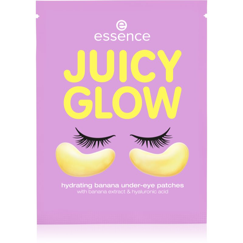 Essence JUICY GLOW BANANA masca pentru ochi zona ochilor 2 buc