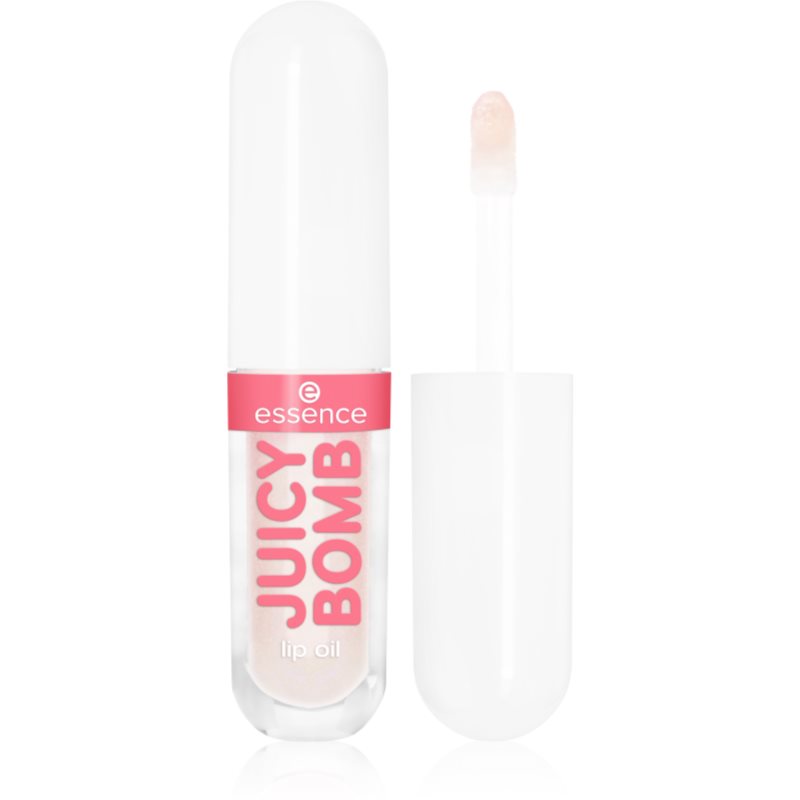 essence JUICY GLOW JUICY BOMB lip gloss culoare 01 Coconut Crush 2,4 ml