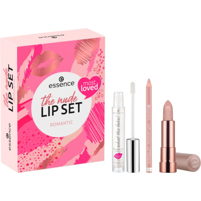 essence The Nude Lip Set set cadou Romantic(de buze)