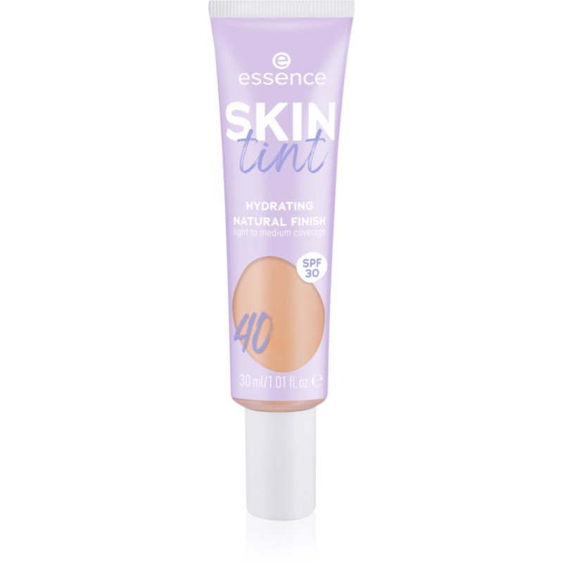 essence SKIN tint machiaj ușor de hidratare SPF 30 culoare 40 30 ml