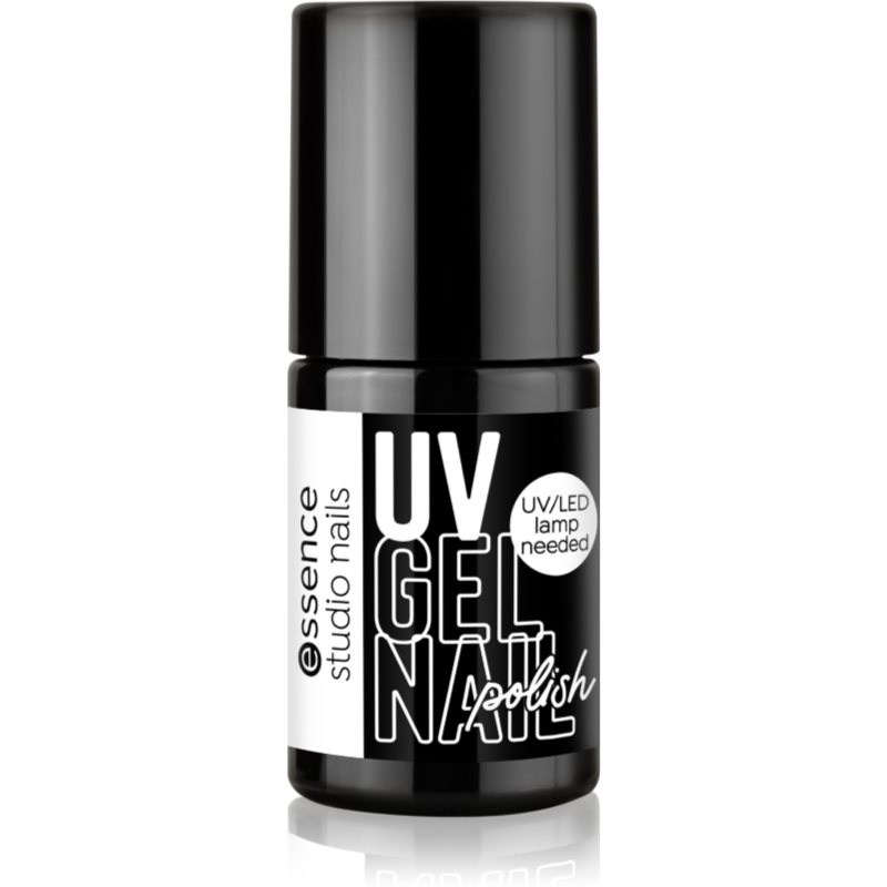 essence studio nails UV GEL NAIL unghii cu gel folosind UV / lampă cu LED culoare 01 WHITE all night 5 ml