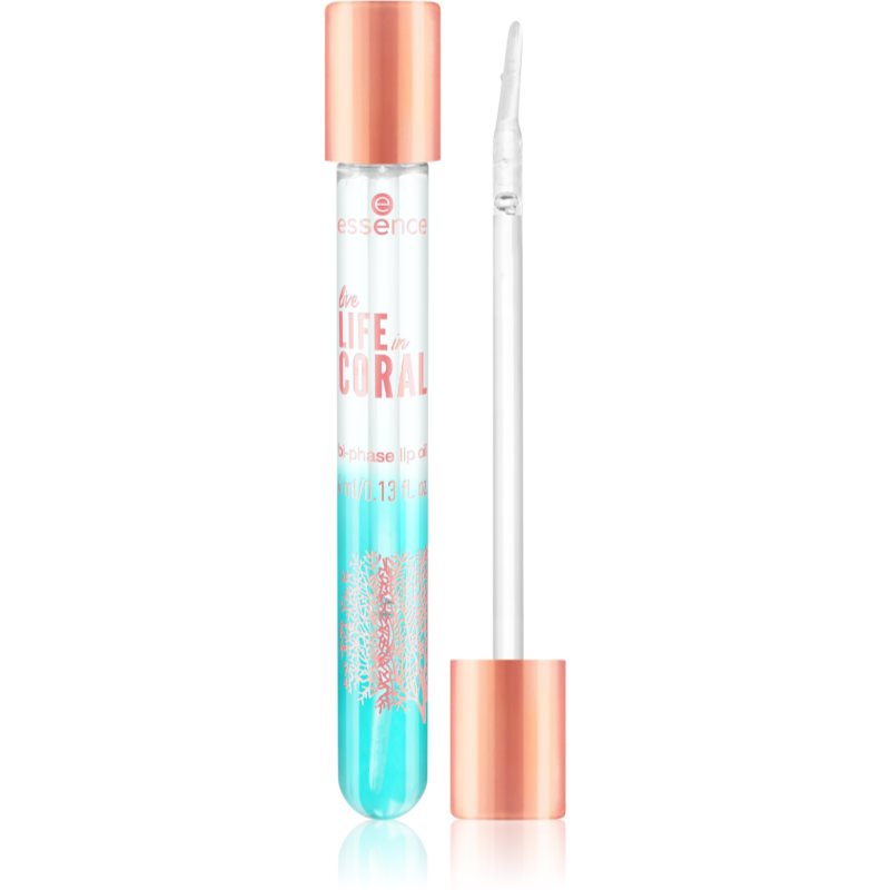 essence LIFE in CORAL ulei pentru buze culoare 01 Cute, Cuter, Corals! 4 ml