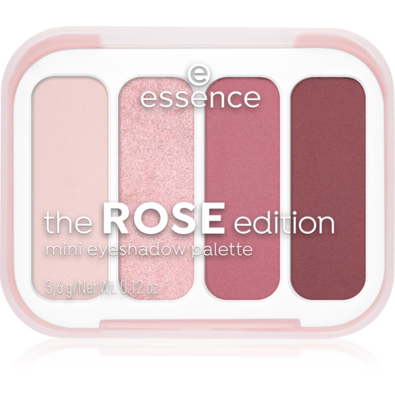 essence The Rose Edition paletă cu farduri de ochi mini 3.6 g