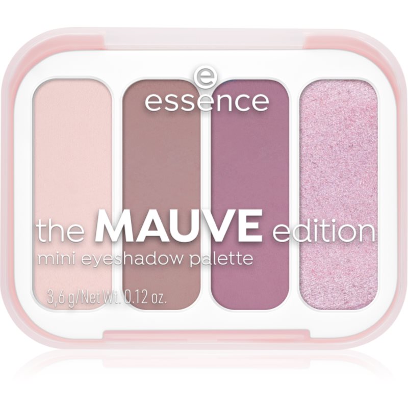 essence The Mauve Edition paletă cu farduri de ochi mini 3.6 g