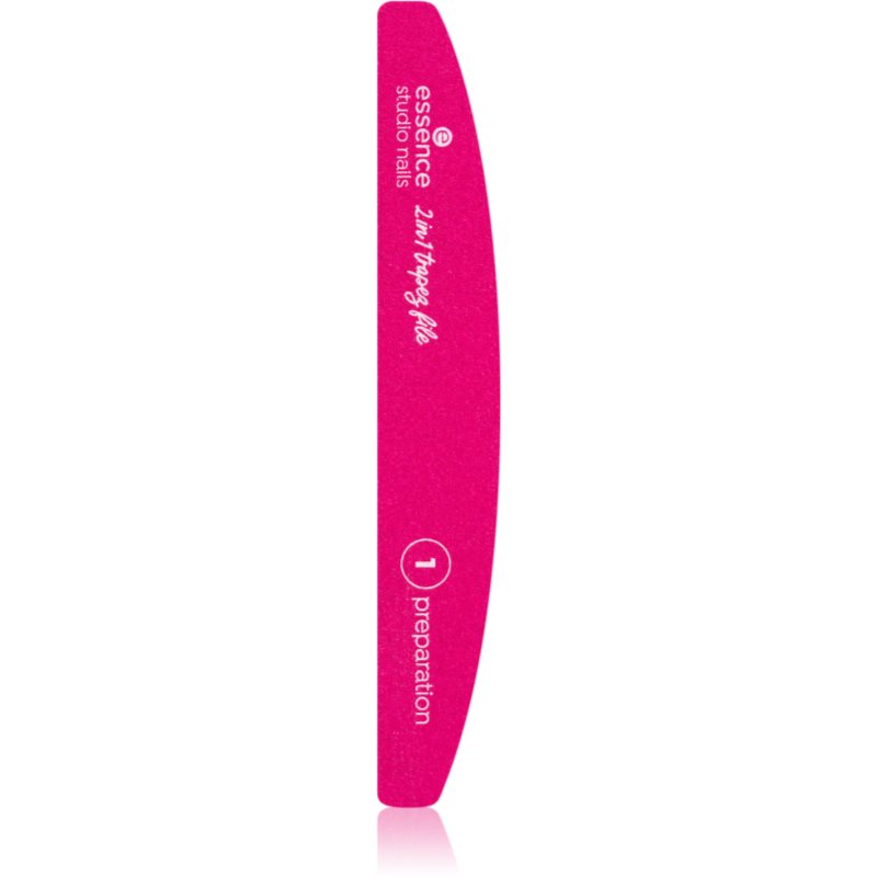 essence studio nails UV GEL NAIL pilă de unghii 2 in 1 1 buc