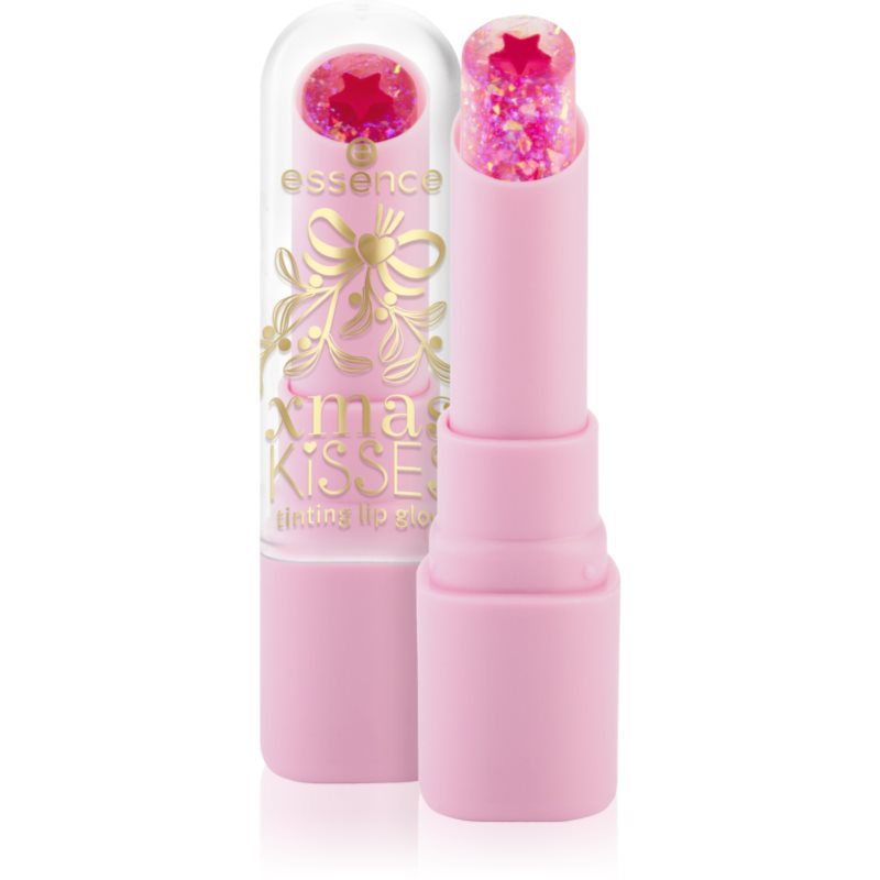 essence xmas KiSSES balsam de buze tonifiant culoare 01 Star Kiss Bliss! 3 g