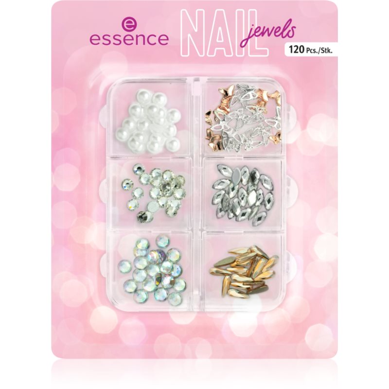 essence studio nails UV GEL NAIL folii autocolante pentru unghii 01 Naillin&#039; The Glam Game! 120 buc
