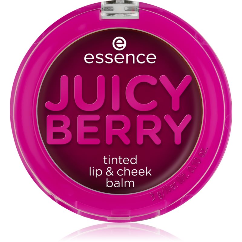 essence Juicy Berry Tinted blush lichid și luciu de buze 3 g