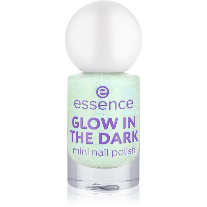 essence GLOW IN THE DARK lac de unghii mini culoare 01 5 ml