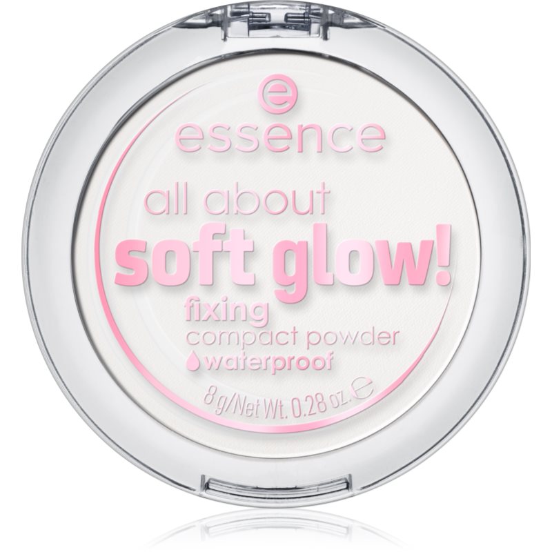 essence All About Soft Glow! Pudră transparentă de fixare pentru o piele mai luminoasa 8 g