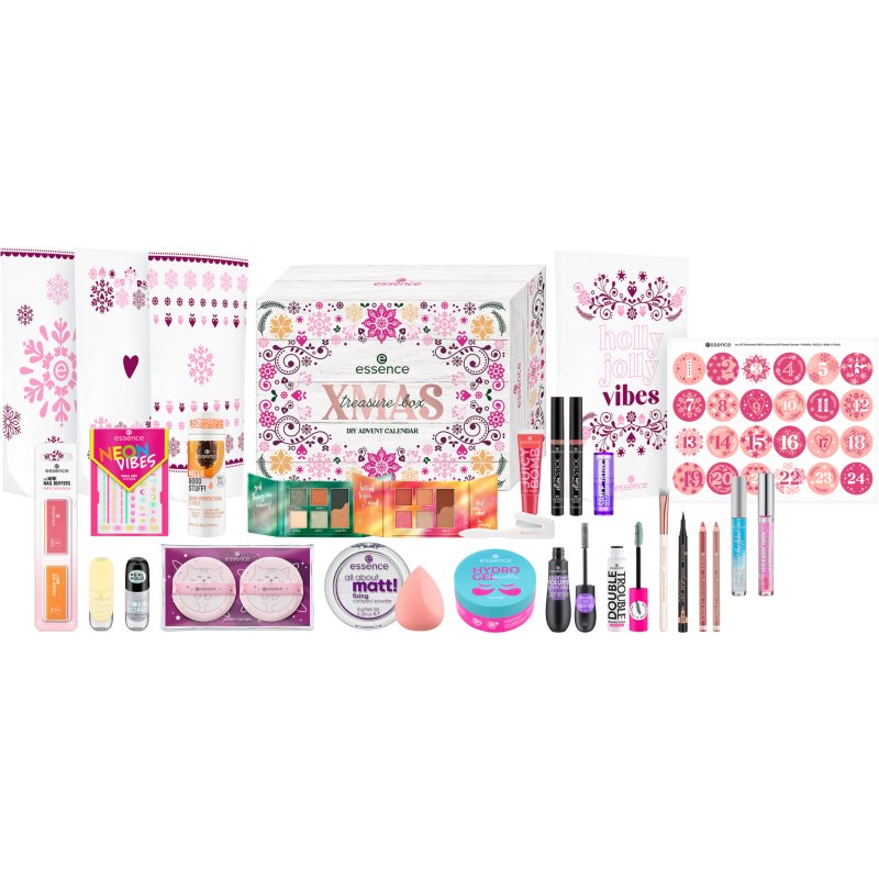 essence X-Mas Treasure Box Calendar de Crăciun 24 buc