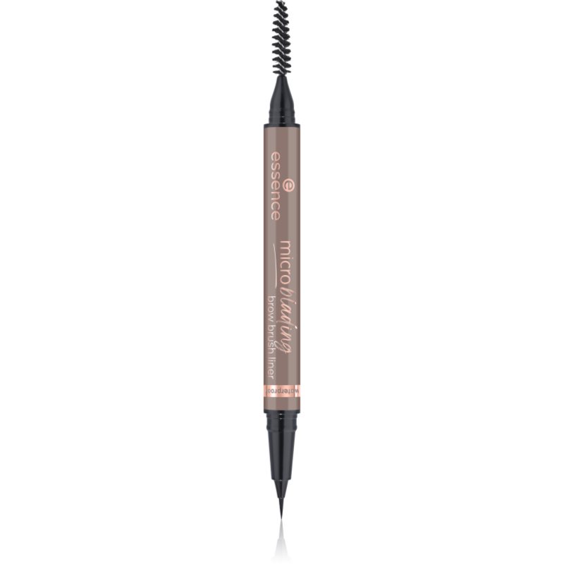 essence Microblading creion pentru sprancene cu pensula culoare Light Brown 0.6 ml