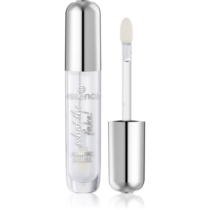 essence WHAT THE FAKE! luciu de buze pentru un volum suplimentar culoare 100 Sheer Genius 4 ml