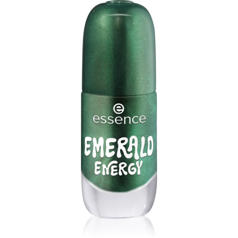 essence Gel Nail Polish lac de unghii sub forma de gel culoare 13 EMERALD ENERGY 8 ml