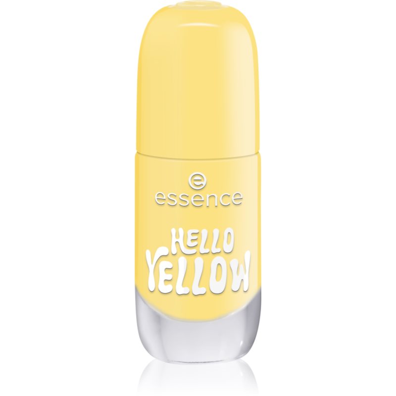 essence Gel Nail Polish lac de unghii sub forma de gel culoare 41 HELLO YELLOW 8 ml