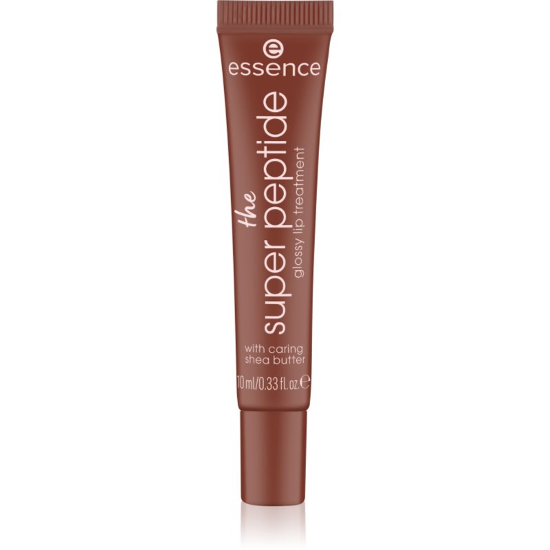 essence the super peptide glossy lip treatment balsam de buze culoare 06 Plumfection! 10 ml