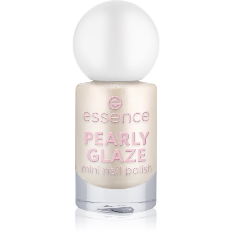 essence PEARLY GLAZE lac de unghii stralucitor mini culoare 16 5 ml