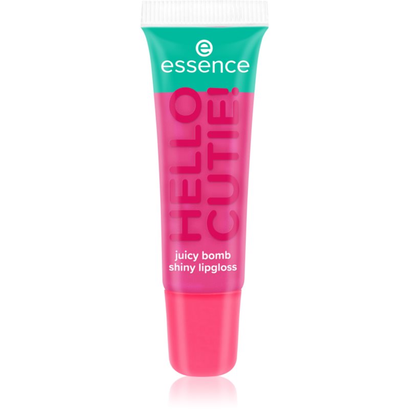 essence Say It With Juicy Hello Cutie! Luciu de Buze sclipitor culoare 02 Witty Watermelon 10 ml