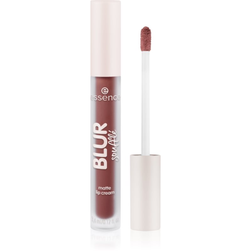 essence Blur Soufflé ruj lichid mat culoare 12 Soft Launch 3.6 ml
