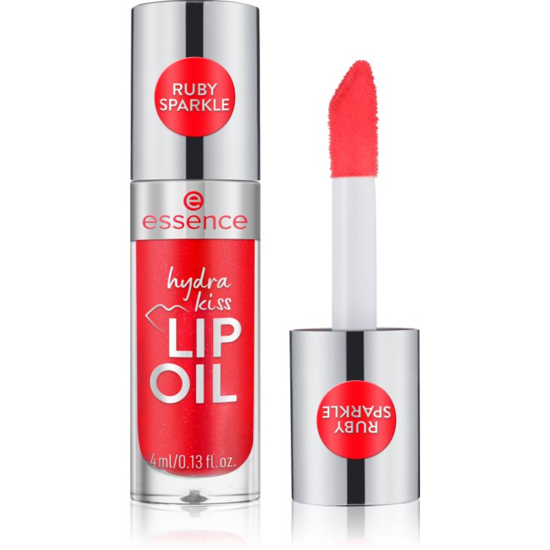 essence Hydra Kiss ulei hidratant de buze culoare 12 Ruby Sparkle 4 ml
