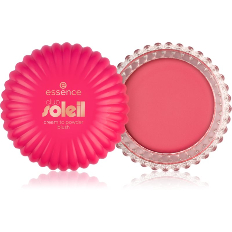 essence club SOLEIL blush cremos cu efect de pulbere culoare 01 Guava Sunset 8.5 g