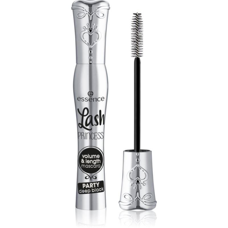 essence Lash PRINCESS PARTY mascara pentru volum pentru alungirea si separarea genelor culoare deep black 10 ml