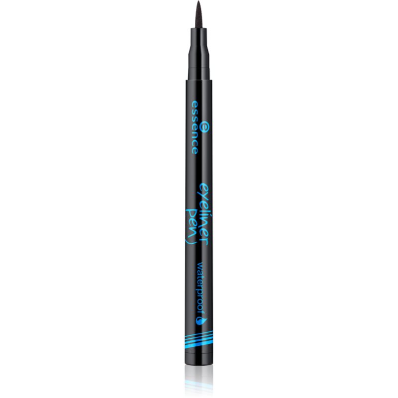 essence Eyeliner Pen eyeliner rezistent la apă culoare 01 Black 1 ml