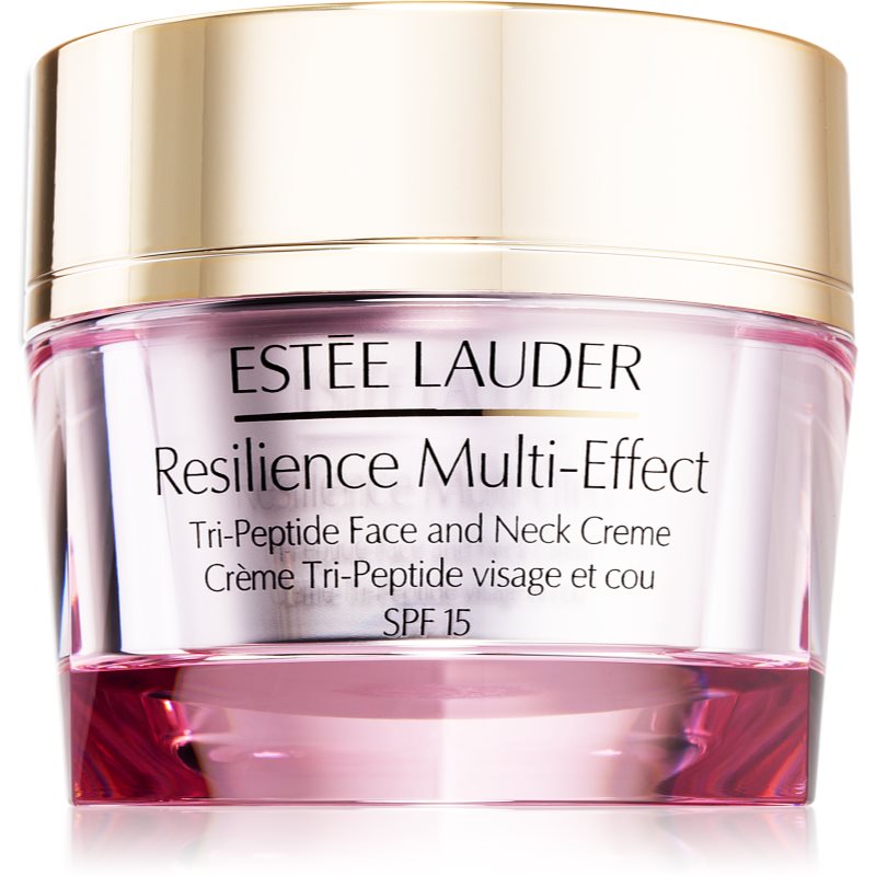 Estée Lauder Resilience Multi-effect Tri-peptide Face And Neck Creme Spf 15 Crema Intens Hranitoare Pentru Piele Normala Si Mixta Spf 15 50 Ml