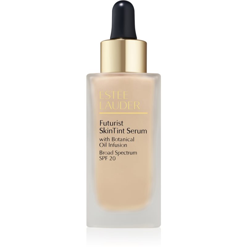 Estée Lauder Futurist SkinTint Serum Foundation With Botanical Oil Infusion SPF 20 machiaj de îngrijire SPF 20 culoare 0N1 Alabaster 30 ml