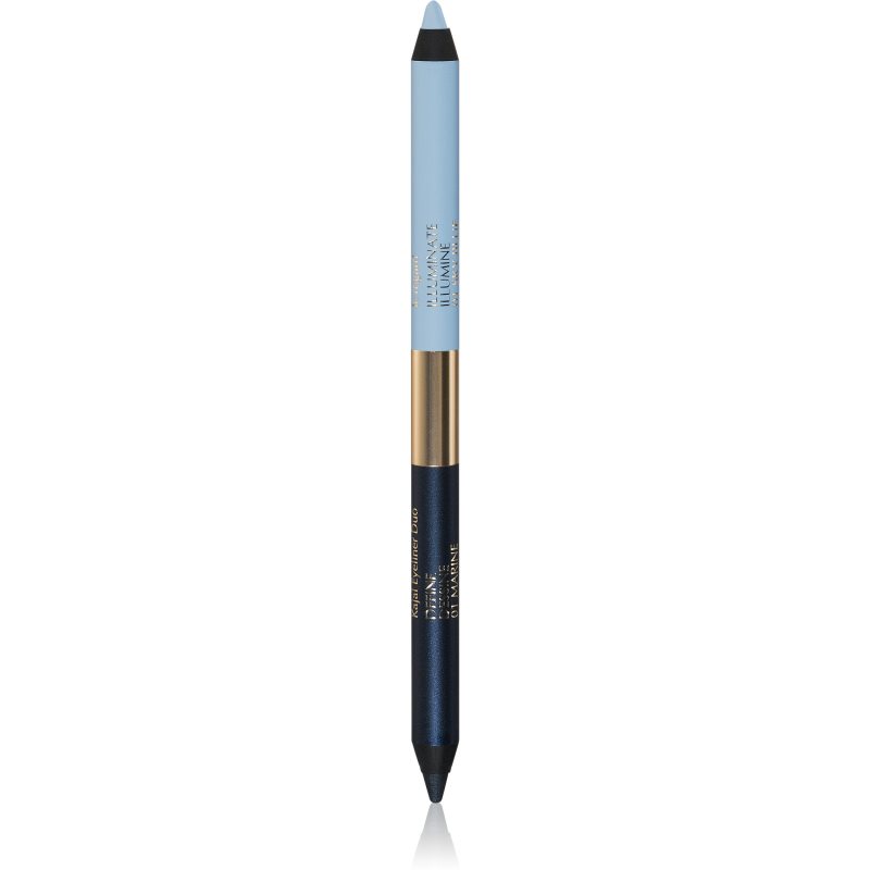 Estée Lauder Smoke & Brighten Kajal Eyeliner Duo creion kohl pentru ochi culoare Marine / Sky Blue 1 g