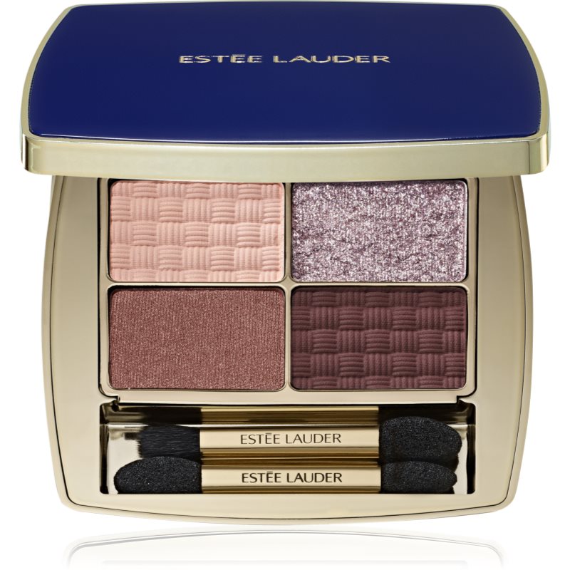 Estée Lauder Pure Color The Essential Eyeshadow Quad paletă cu farduri de ochi cu aplicator culoare Power Brunch 4 g