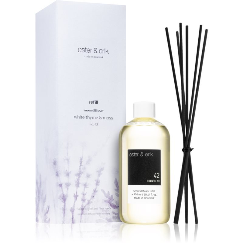 ester & erik room diffuser white thyme & moss (no. 42) reumplere în aroma difuzoarelor 300 ml