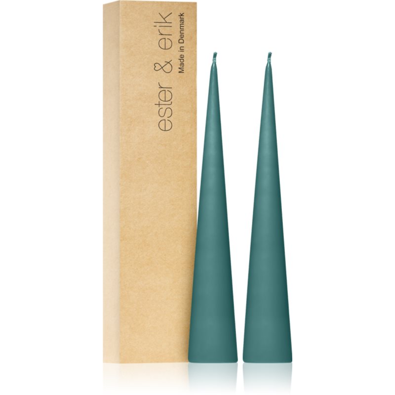 ester & erik cone candles agave (no. 02) lumanare 2x25 cm