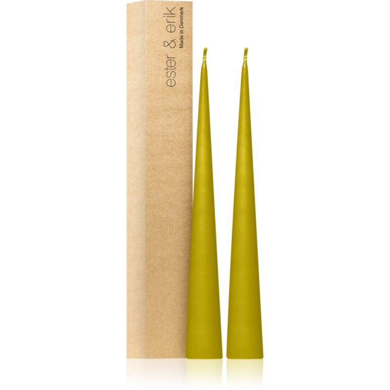 ester & erik cone candles pure wasabi (no. 68/2) lumanare 2x37 cm