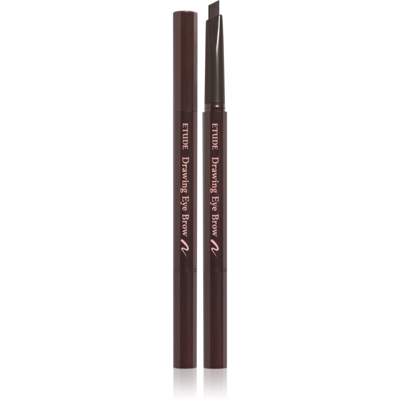 ETUDE Drawing Eye Brow creion pentru sprancene cu pensula culoare #1 Dark Brown 0,25 g