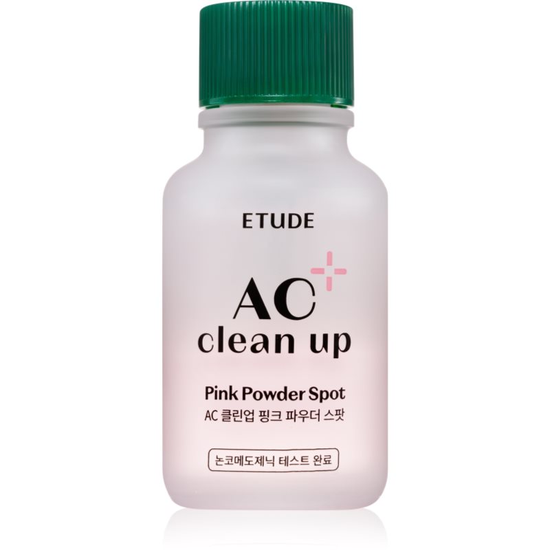 ETUDE AC Clean Up Pink Powder Spot tratament topic pentru acnee cu efect calmant 15 ml ETUDE AC Clean Up Pink Powder Spot tratament topic pentru acnee cu efect calmant 15 ml