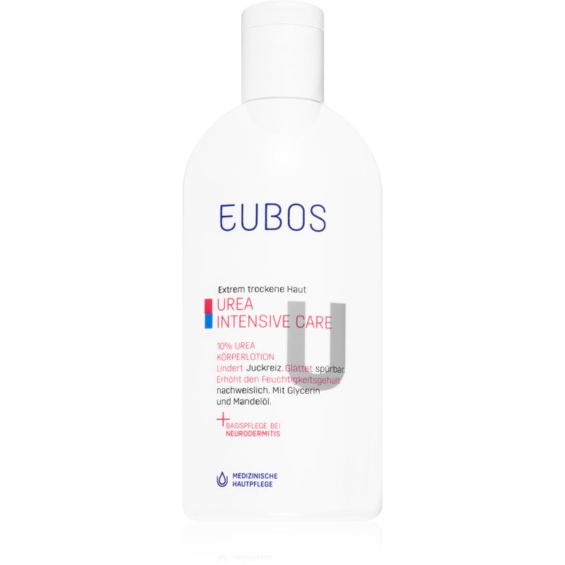 Eubos Dry Skin Urea 10% lotiune de corp hranitoare pentru piele uscata, actionand impotriva senzatiei de mancarime 200 ml