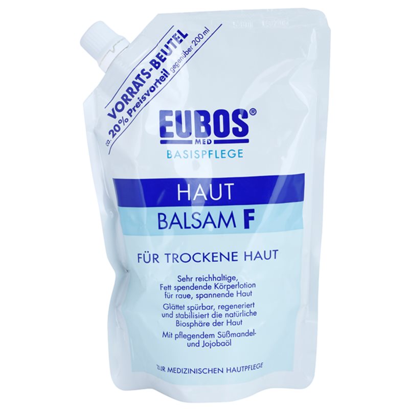 Eubos Basic Skin Care F loțiune de corp hidratantă pentru piele uscata si sensibila Refil 400 ml