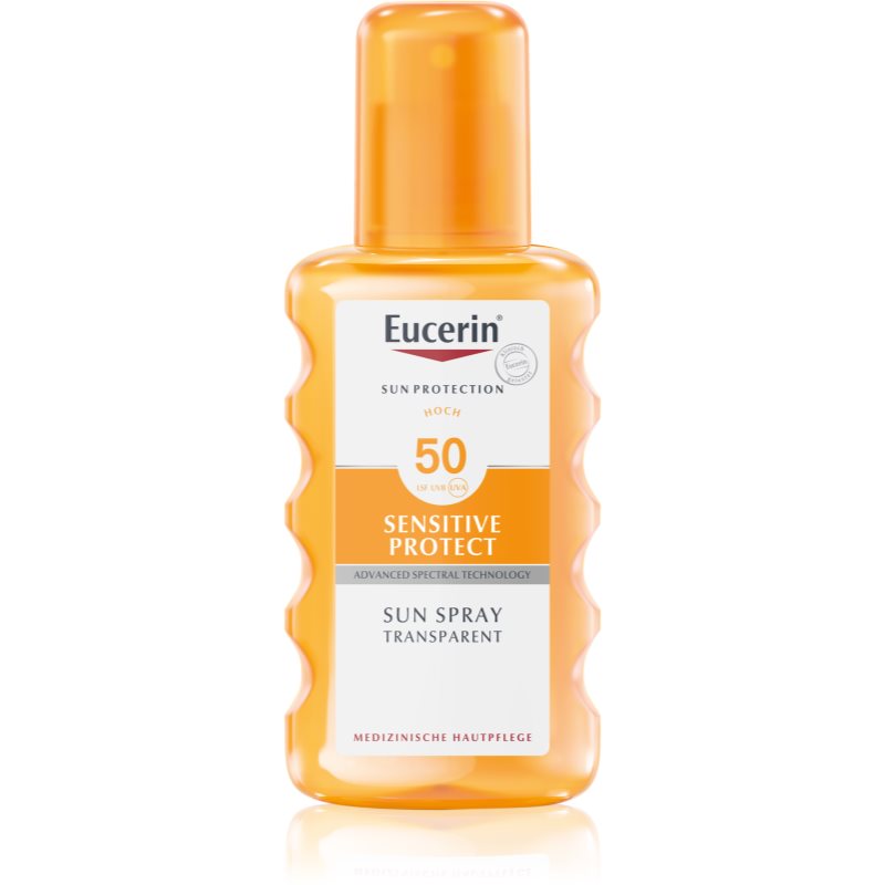 Eucerin Sun Dry Touch Oil Control spray protector transparent SPF 50 200 ml