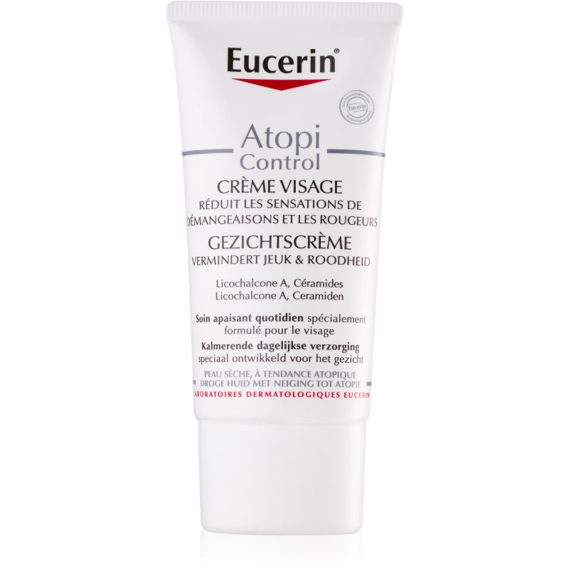 Eucerin AtopiControl cremă pentru față pentru piele uscata spre atopica 50 ml